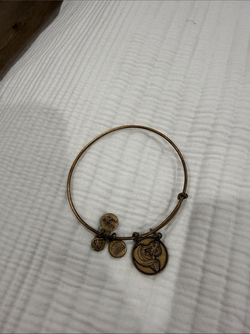 Alex and Ani Gold Rapunzel Disney Bangle Bracelet